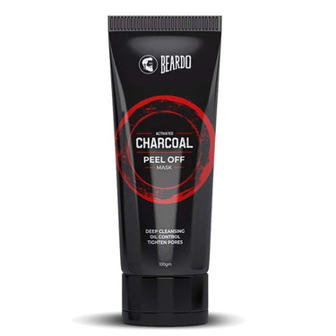 BEARDO Activated Charcoal Peel Off Mask, 100g (100gm) and Streax Hair Serum, 100ml